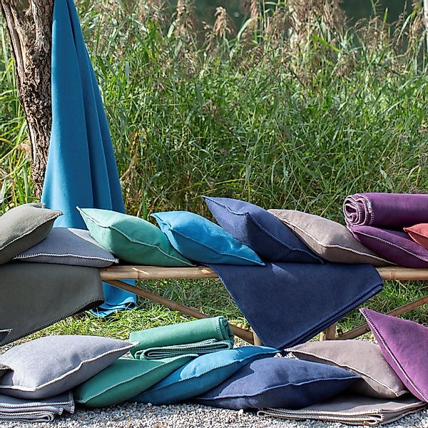 DAVID FUSSENEGGER Kissenbezug Kissenhülle Sylt 'Uni', Flanell günstig online kaufen