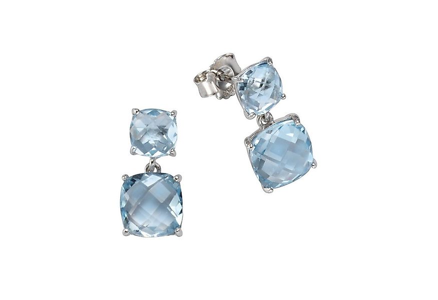Vivance Paar Ohrstecker 925/- Sterling Silber Blautopas günstig online kaufen