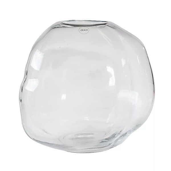 Pebble Vase klar Groß Ø28cm günstig online kaufen