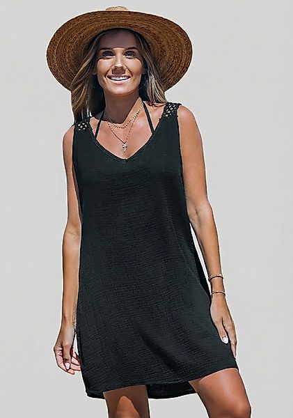 Cupshe Strandkleid Ärmelloser Mini-Badeanzug aus Strick günstig online kaufen