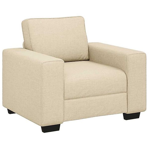 vidaXL Sofa Sessel Creme 60 cm Stoff günstig online kaufen