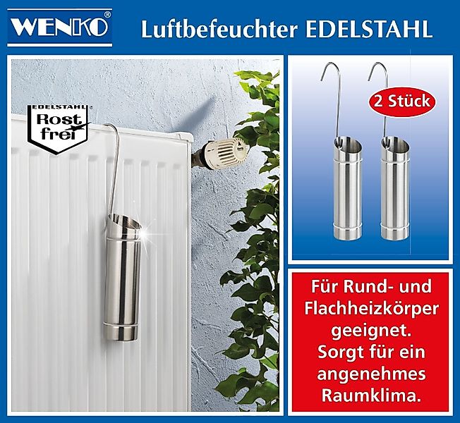 WENKO Luftbefeuchter Luftbefeuchter aus Edelstahl für günstig online kaufen