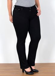 ESRA Straight-Jeans Damen Jeanshose Gerader Schnitt günstig online kaufen