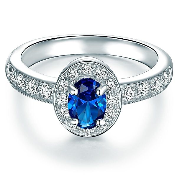 Trilani Silberring Verlobungsring aus 925 Sterling günstig online kaufen