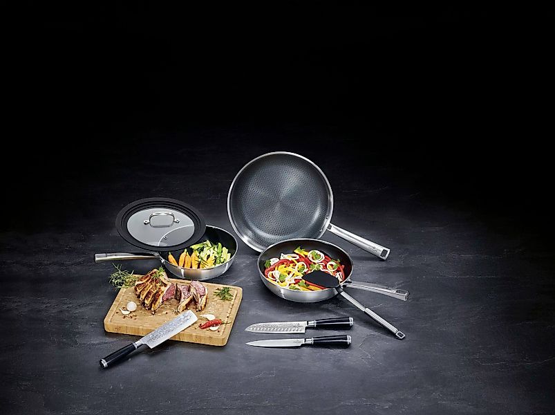 CHEF CUISINE International Pfannen-Set »Chef Cuisine«, Edelstahl 18/10, (Se günstig online kaufen