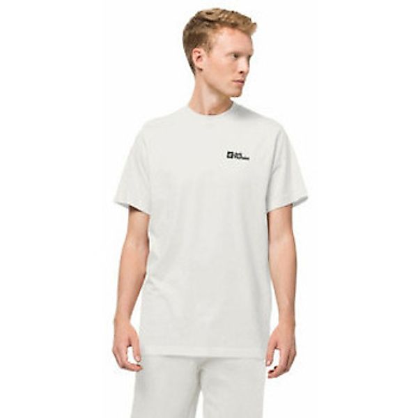 Jack Wolfskin  T-Shirt Rundhals T-Shirt für Herren in weiß günstig online kaufen