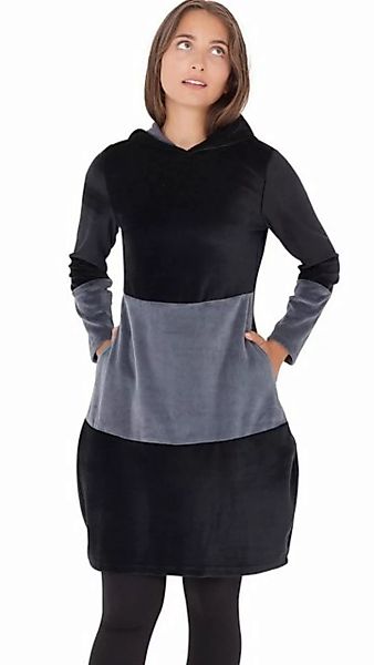 PUREWONDER Ballonkleid Winterkleid dr16 aus Samt mit Kapuze günstig online kaufen