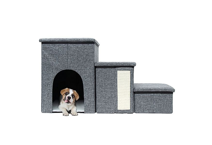 Intirilife Haustiertreppe (1-St., 1x Haustiertreppe), Faltbare Hundetreppe günstig online kaufen
