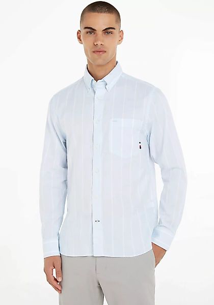 Tommy Hilfiger Langarmhemd OXFORD STRIPE RF SHIRT mit Button-down-Kragen günstig online kaufen
