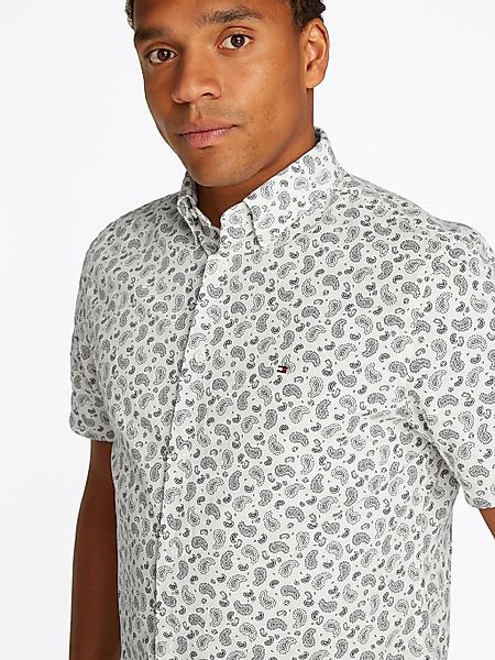 Tommy Hilfiger Kurzarmhemd COTTON LINEN PAISLEY günstig online kaufen