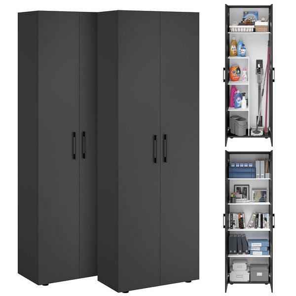 Bellamio Mehrzweckschrank-Set Apol, (Anthrazitschwarz, 2er-Set), Akten- günstig online kaufen