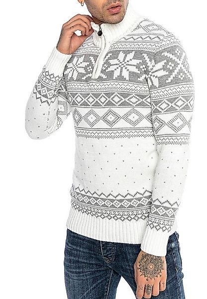 RedBridge Strickpullover mit angesagtem norwegischem Muster Festliches Norw günstig online kaufen