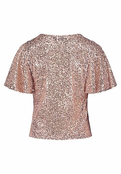 Vera Mont Kurzarmshirt "Vera Mont Blusenshirt kurzarm", (1 tlg.), Paillette günstig online kaufen