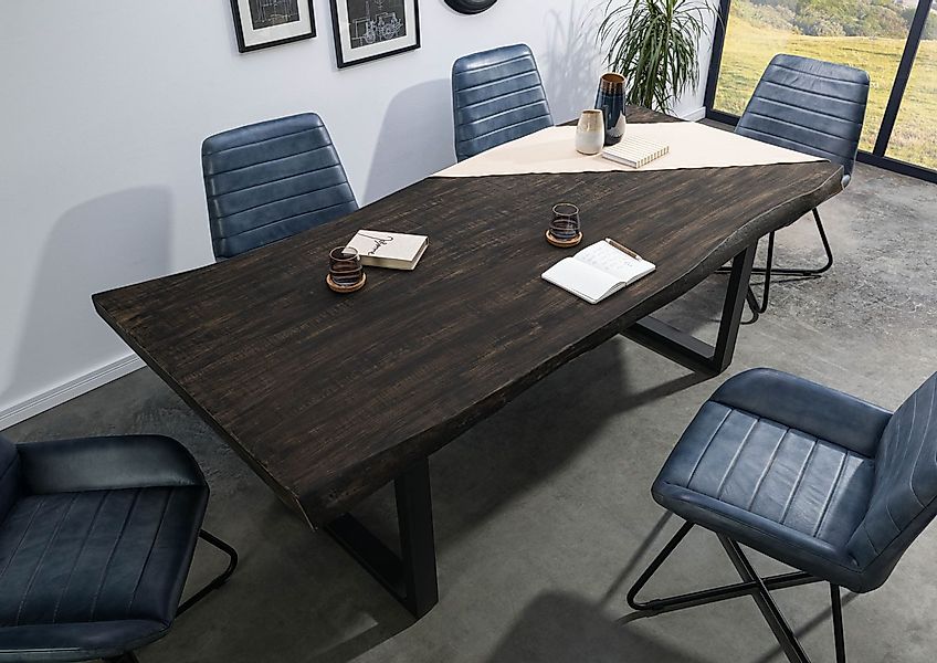 Massivmoebel24 Baumkantentisch FREEFORM (Massivholz, Massivholztisch), Baum günstig online kaufen