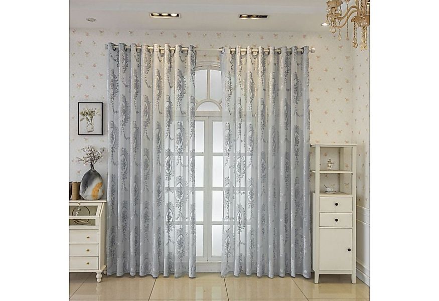 BYSURE Vorhang (2 St), 1 Paar Luxuriöse Europäische Durchsichtige Vorhänge, günstig online kaufen