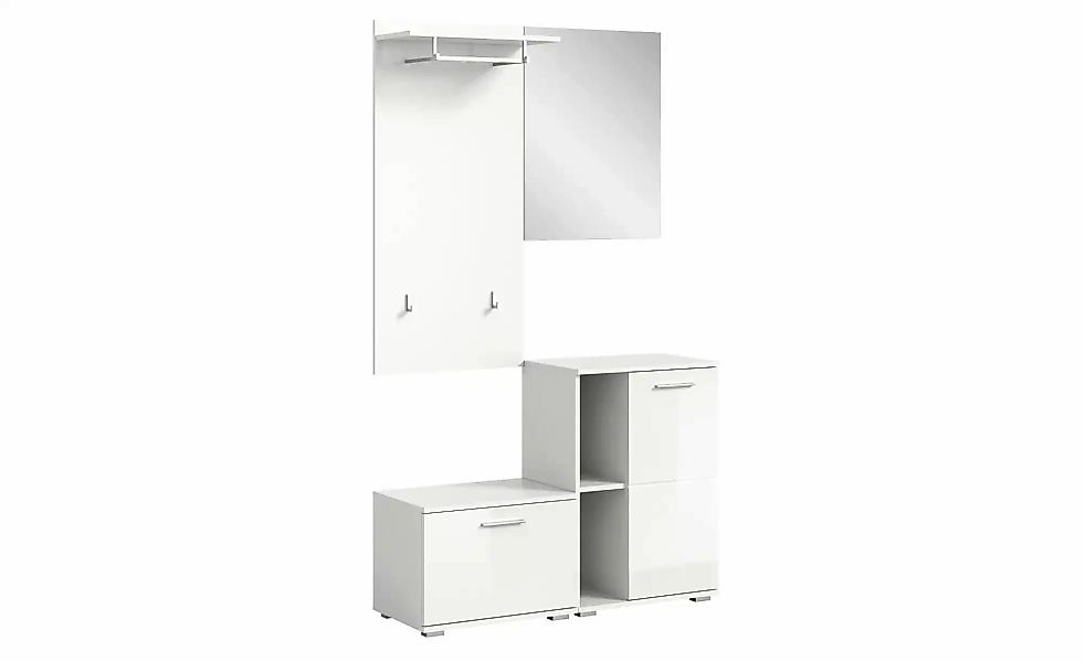 Garderoben-Set   ¦ weiß ¦ Maße (cm): B: 110 H: 191 Garderoben & Kleiderstan günstig online kaufen