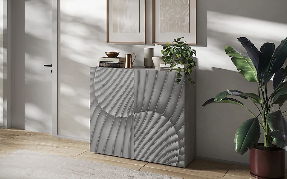 OTTO home Highboard "Snake, Kommode, Anrichte, Stauraummöbel, Höhe 123 cm, günstig online kaufen