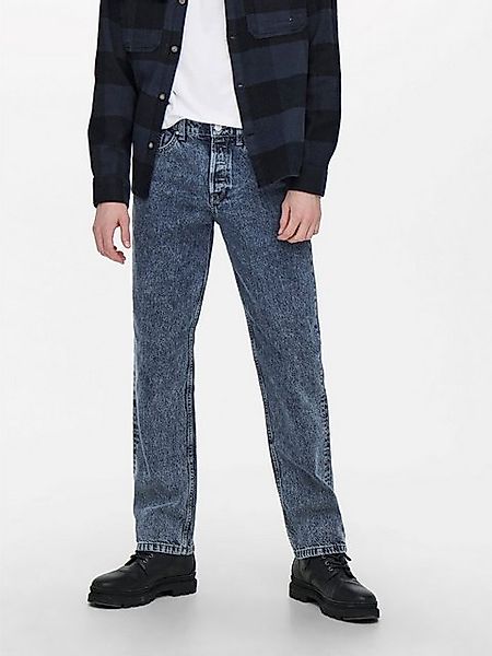 ONLY & SONS Regular-fit-Jeans (1-tlg) ONSEDGE LOOSE M.BLUE PK 1416 / 2399 N günstig online kaufen