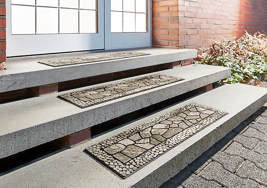 Andiamo Stufenmatte »Outdoor, 2er Set«, rechteckig, 6 mm Höhe, Outdoor-Stuf günstig online kaufen