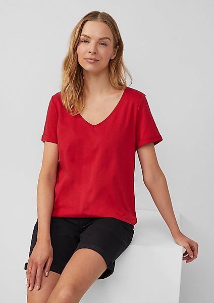 s.Oliver Kurzarmshirt T-Shirt Weiches T-Shirt aus günstig online kaufen