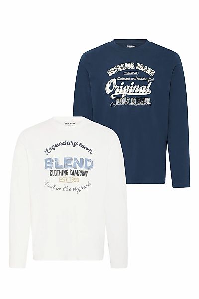 Blend Langarmshirt "Langarmshirt BHBenap 2 PACK" günstig online kaufen
