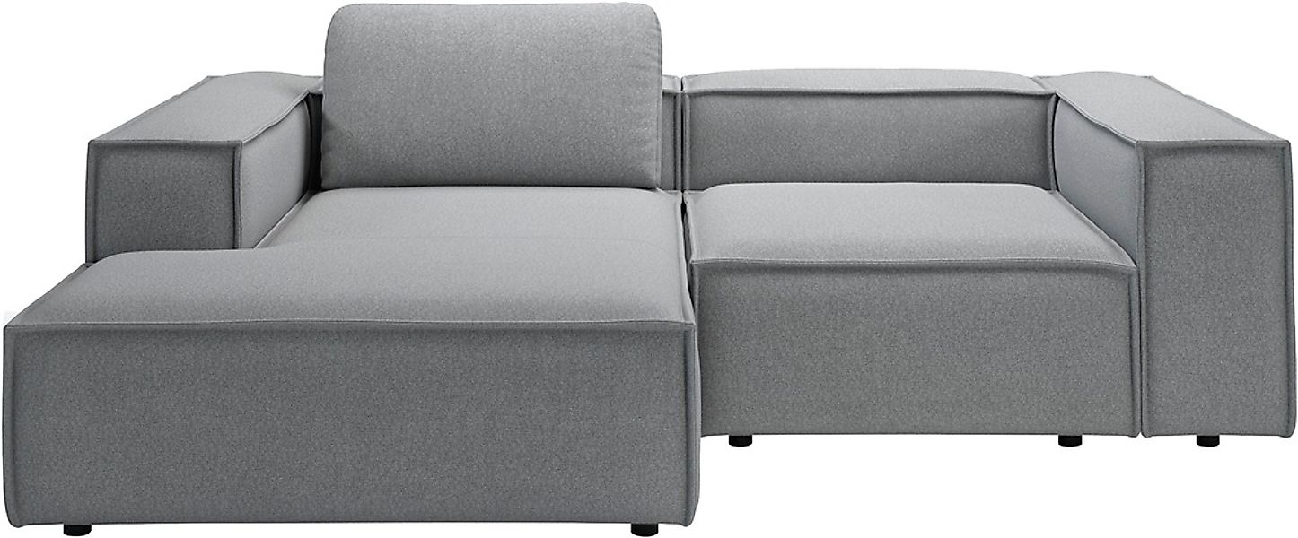 Places of Style Ecksofa "Watertown, kompakte L-Form, 246 cm breite für klei günstig online kaufen