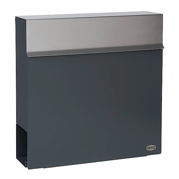 Renz Briefkasten Piazza N Anthrazit 36,7 cm x 37,5 cm x 11,5 cm günstig online kaufen