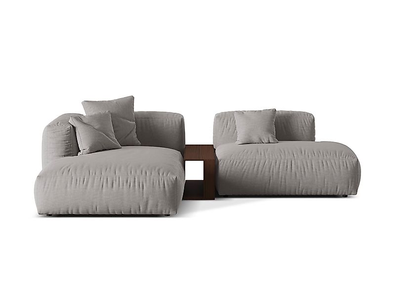 Micadoni Ecksofa Martina, 2-Sitzer mit Couchtisch günstig online kaufen