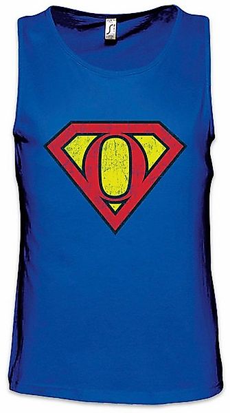 Urban Backwoods Tanktop Super O Ärmelloses T-Shirt Buchstabe Initialen Vorn günstig online kaufen