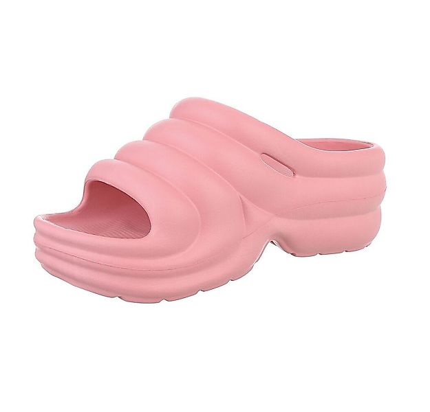 Ital-Design Damen Mules Strand Plateausandaletten (86192860) Keilabsatz/Wed günstig online kaufen