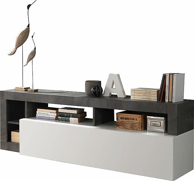 Home affaire Lowboard "Hamburg" Breite 184 cm günstig online kaufen