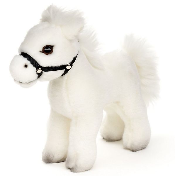 Uni-Toys Kuscheltier Pferd - mit/ohne Sattel und Steigbügel - 23 cm - Plüsc günstig online kaufen
