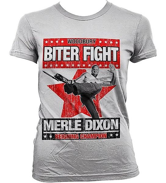 The Walking Dead T-Shirt Woodbury Biter Fight Girly T-Shirt günstig online kaufen