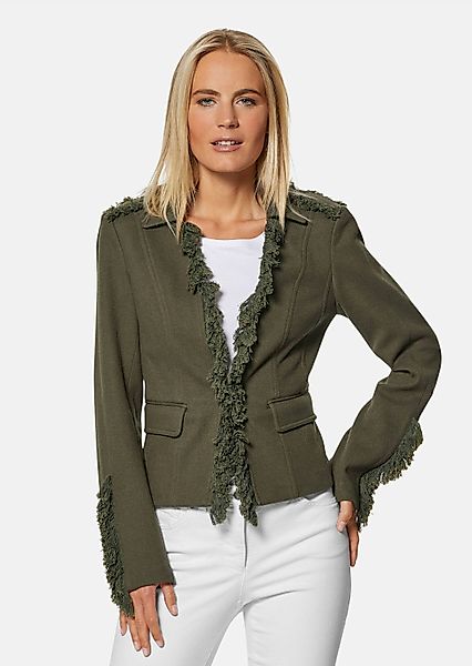 MADELEINE Kurzblazer Blazer mit Fransen günstig online kaufen