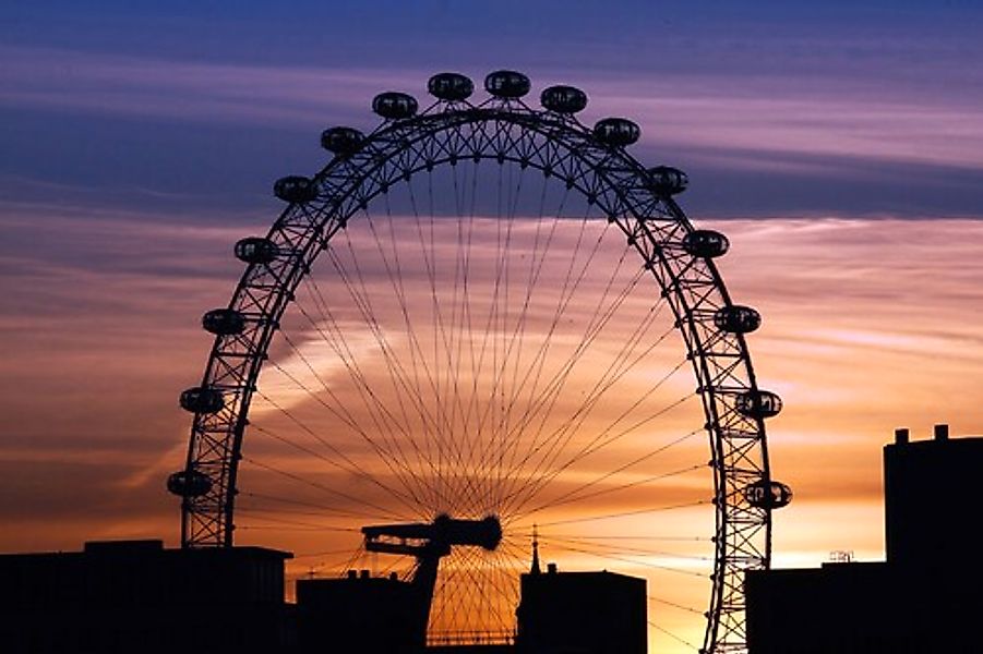 Papermoon Fototapete »Riesenrad« günstig online kaufen