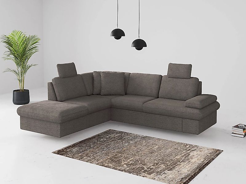 sit&more Ecksofa "Moreno L-Form, B: 238 cm", mit Armteilverstellung, option günstig online kaufen