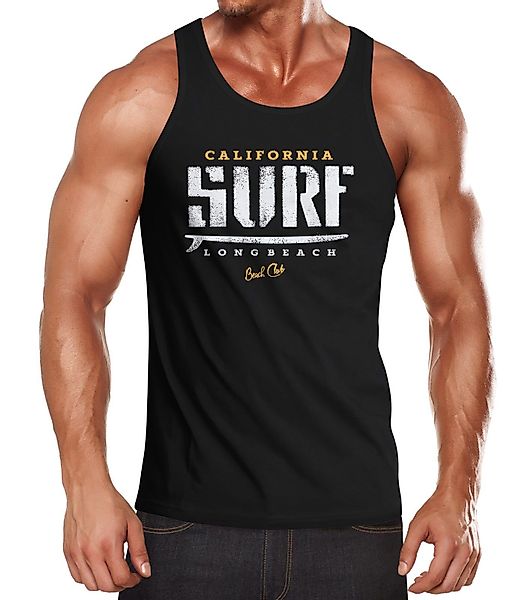 Neverless Tanktop Herren Tank-Top Surf Druck günstig online kaufen