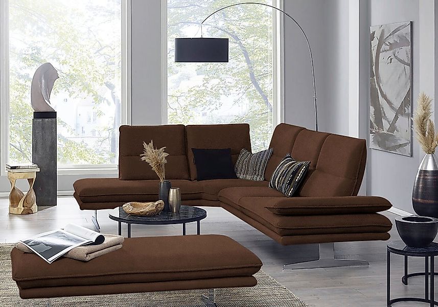 W.SCHILLIG Ecksofa »broadway, Designsofa, mit tollem Sitzkomfort, L-Form«, günstig online kaufen