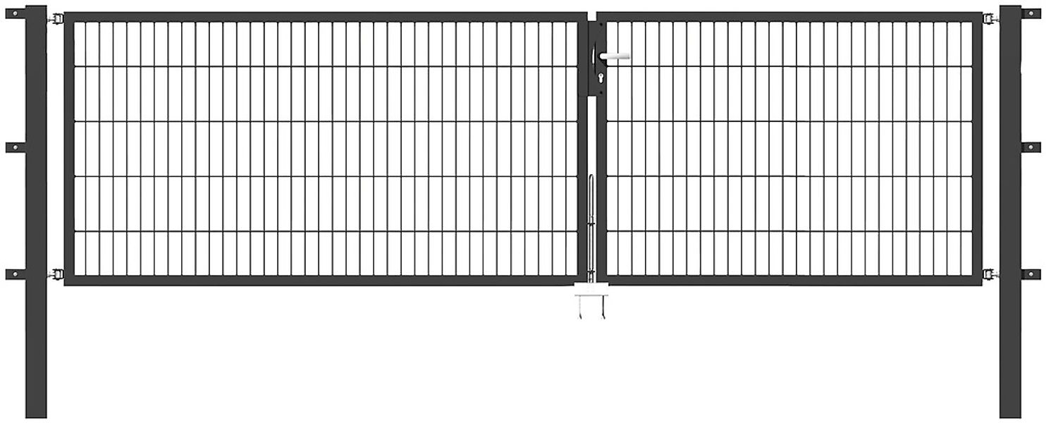 Alberts Zaundoppeltür "Flexo" 350 cm Breite, in versch. Höhen günstig online kaufen