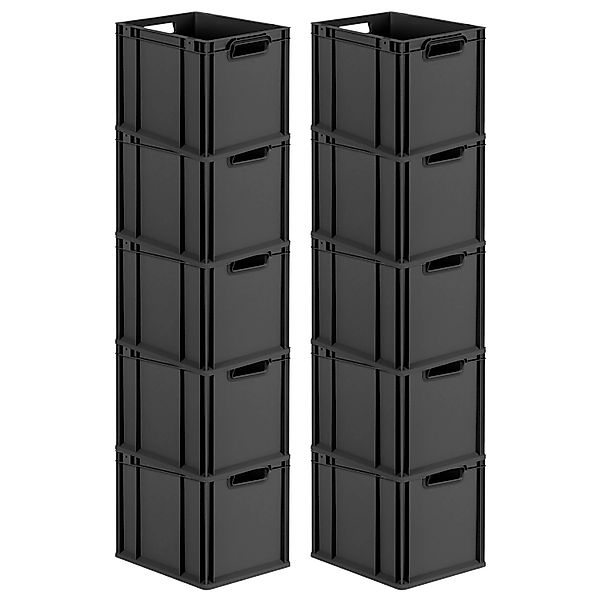 PROREGAL SparSet 10x Eurobox Nextgen Grip HxBxT 32x30x40cm 30 Liter Griffe günstig online kaufen