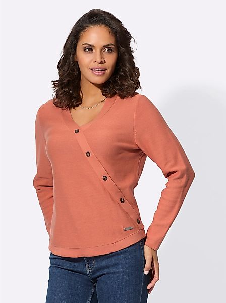Casual Looks V-Ausschnitt-Pullover "V-Pullover" günstig online kaufen