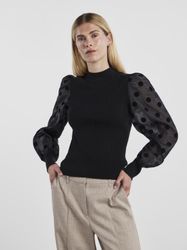 Y.A.S Rundhalspullover YASDOTME LS KNIT PULLOVER günstig online kaufen