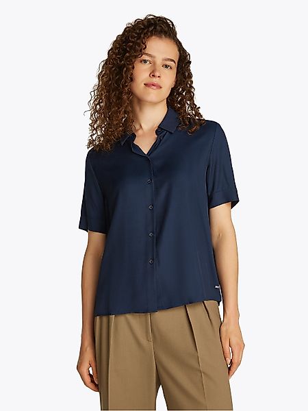 Tommy Hilfiger Kurzarmshirt SOFT VISCOSE S/S günstig online kaufen