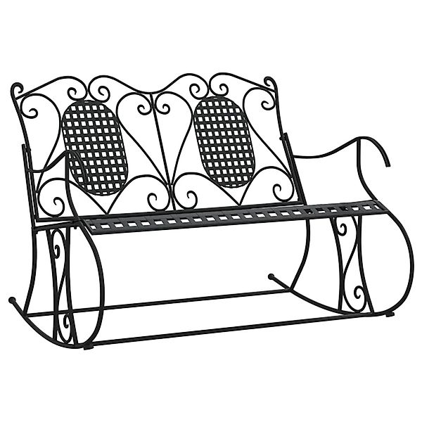 Vidaxl Schaukelbank 2-sitzer 113 Cm Schwarz Stahl günstig online kaufen