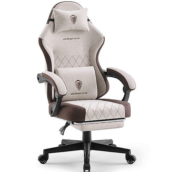 Dowinx Gaming-Stuhl Premium Gaming-Sessel mit Fußstütze günstig online kaufen