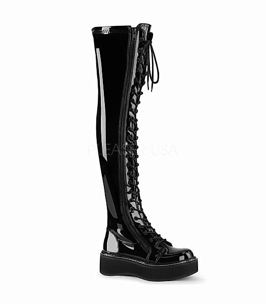 Stiefel Stiefel EMILY-375 Schwarz lack (Schuhgröße: EUR 42) günstig online kaufen