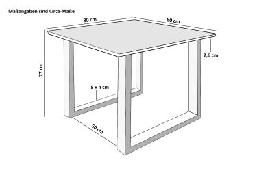 SAM® Esstisch Bern, massives Akazienholz, schweizer günstig online kaufen