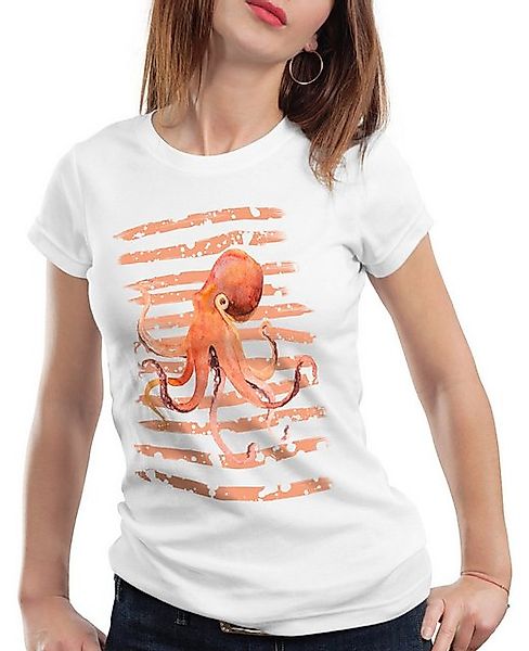 style3 T-Shirt Inked oktopus octopus tintenfisch strand urlaub günstig online kaufen