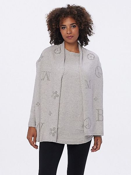 MONACO blue WEEKEND Longpullover Longshirt Figurumspielend (2-tlg) mit Scha günstig online kaufen