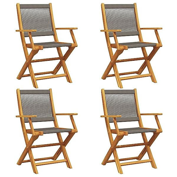 vidaXL Gartenstuhl Gartenstühle 4 Stk. Klappbar günstig online kaufen